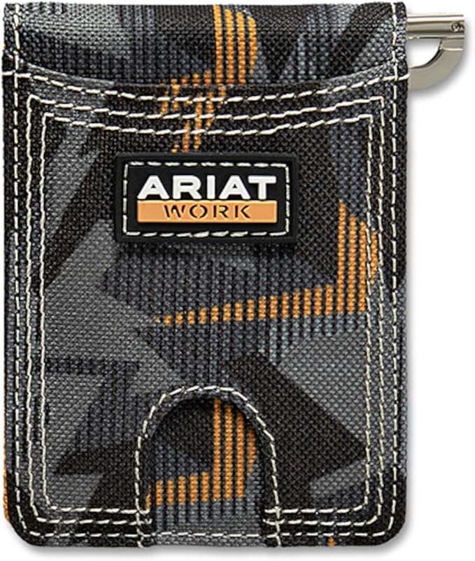 Ariat Work Bifold Money Clip Bold Print Wallet