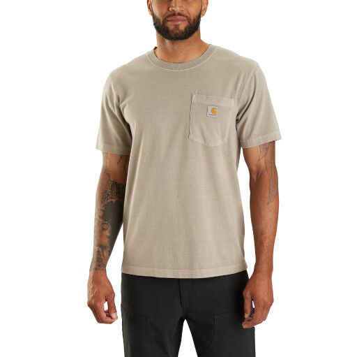 106252-E00 - RlxdFit LW SS Dyed Pckt Tshrt